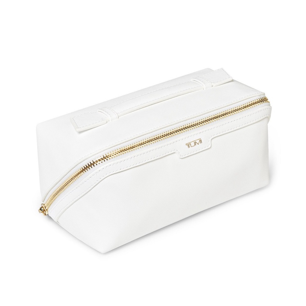 TUMI White Travel cosmetic Bag new - Picture 3 of 9